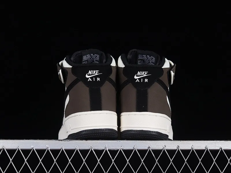 All categories Nk Air Force 1 Air Force series Nk Air Force 1 Mid Air Force mid-top Nk Air Force 1'07 Mid mocha black stitching Air Force One mid-top sports and leisure sneakers GH5696-023